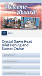 Mobile Screenshot of crystaldawnheadboat.com